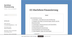 Desktop Screenshot of eu-darlehen-finanzierung.de