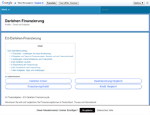 Tablet Screenshot of eu-darlehen-finanzierung.de